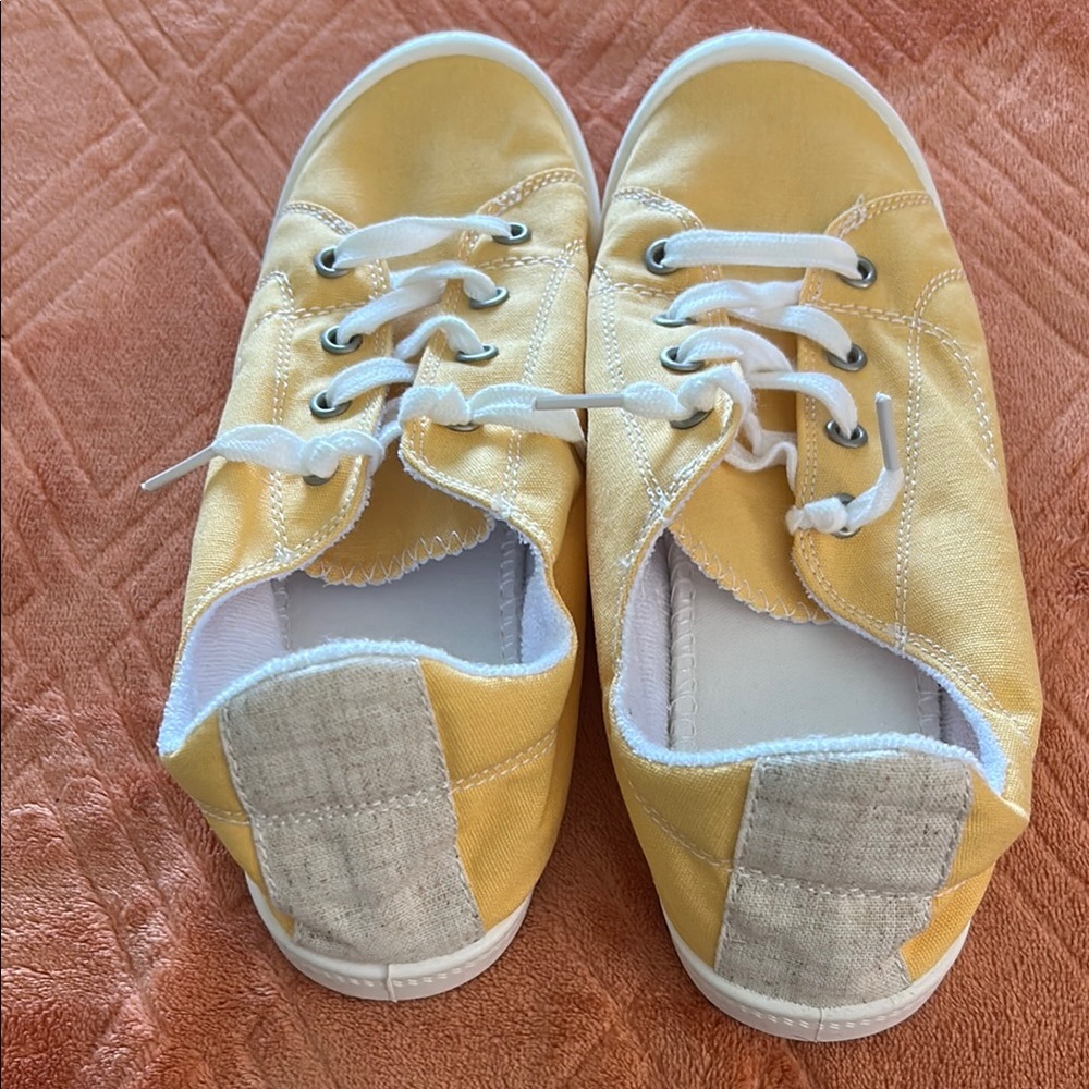 Yellow Casual Sneakers